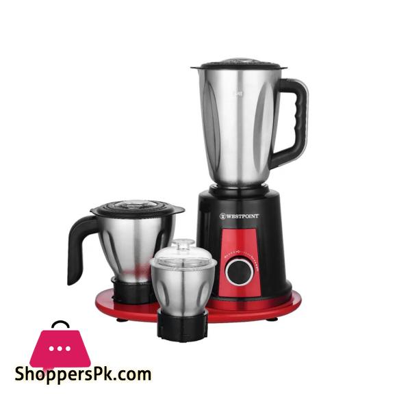 West Point Deluxe 3-In-1 Blender Grinder Mincer, 800W, WF-367