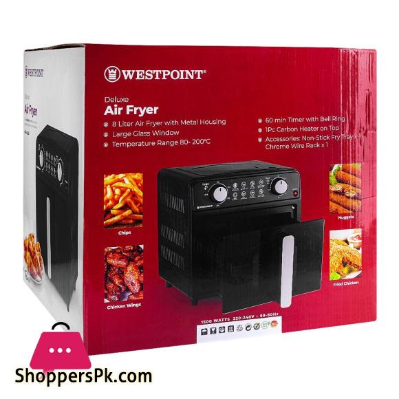 West Point Deluxe Easy Air Fryer 800ml Capacity WF-4256