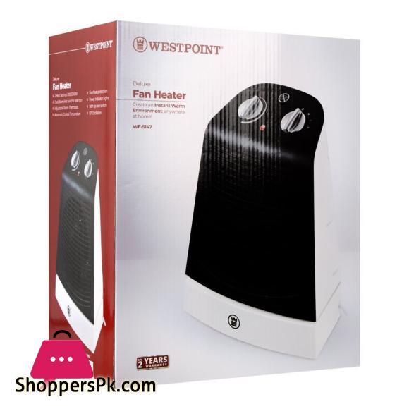 WestPoint Deluxe Fan Heater, 1000W WF-5147