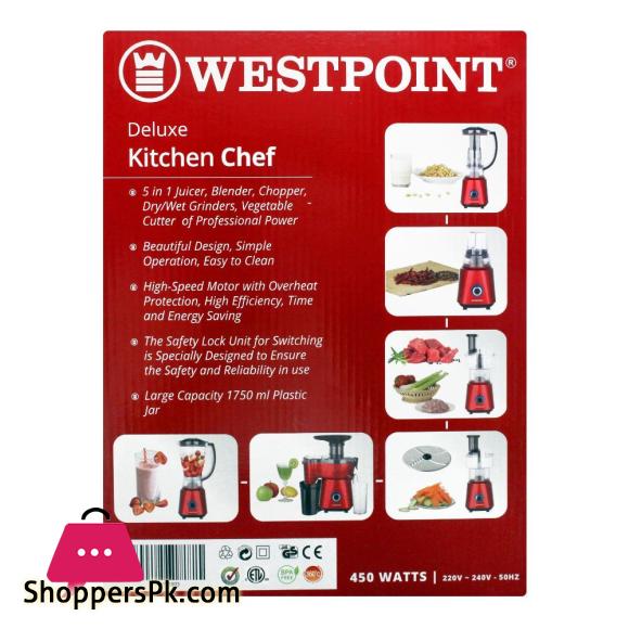 West Point Deluxe Kitchen Chef Food Processor WF-2803