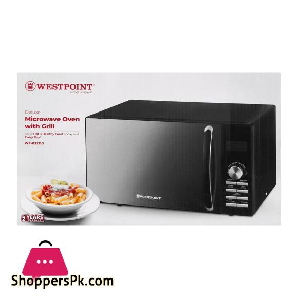 WestPoint Deluxe Microwave Oven With Grill, 30 Liters, WF-832DG