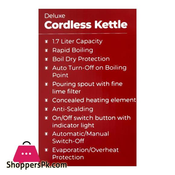 WestPoint Deluxe Cordless Kettle 2 ltr WF-8266