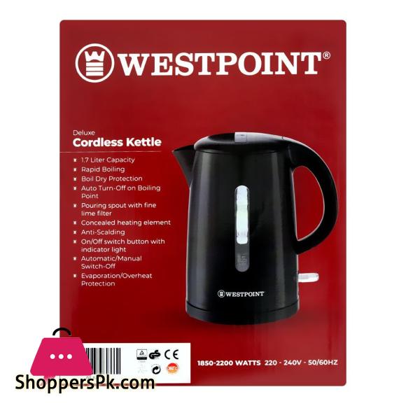 WestPoint Deluxe Cordless Kettle 2 ltr WF-8266