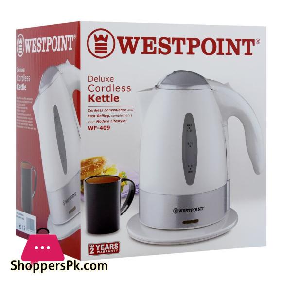 WestPoint Deluxe Electric Kettle, 1 Liter WF-409