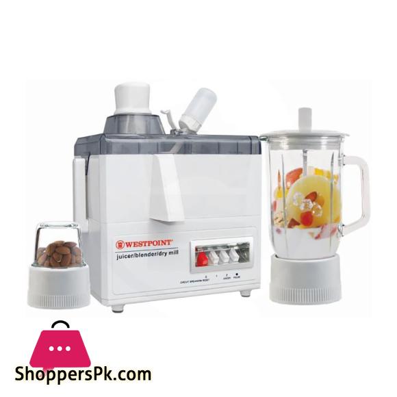 WestPoint Deluxe Juicer Blender Dry Mil, 750, WF-8813