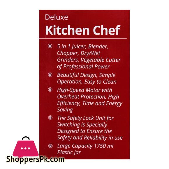 WestPoint Deluxe Kitchen Chef Food Processor, 600W, WF-1853