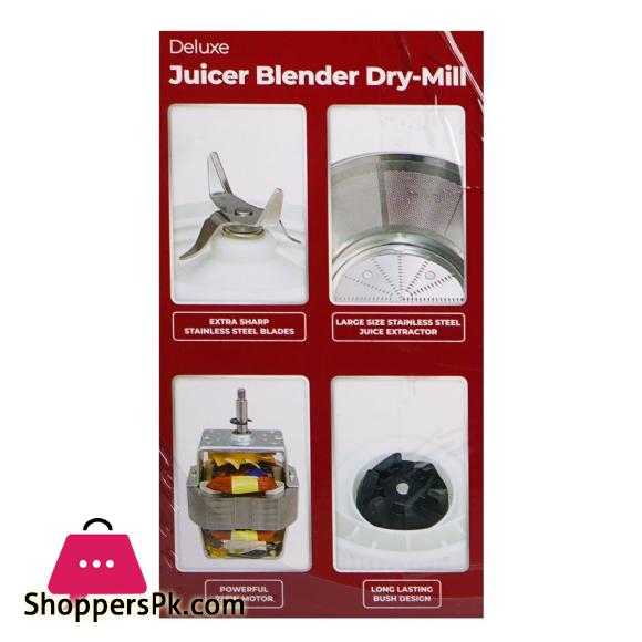 Westpoint Deluxe Juicer Blender Dry Mill 750W WF-8823