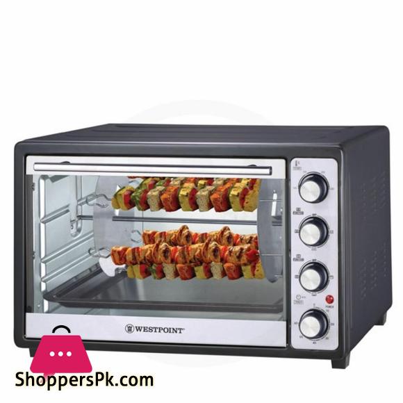 Westpoint Deluxe Rotisserie Oven With Kebab Grill, Toaster 24Ltr (WF-2310) 1380W