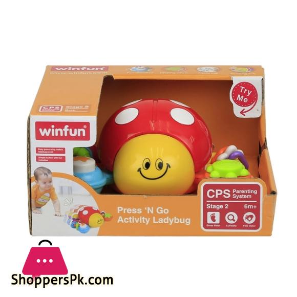 WinFun Press N Go Activity Ladybug - 0720-01