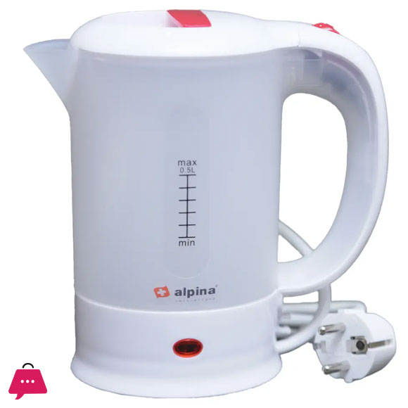 Alpina SF-2101 Travel Kettle 0.5L 1100W