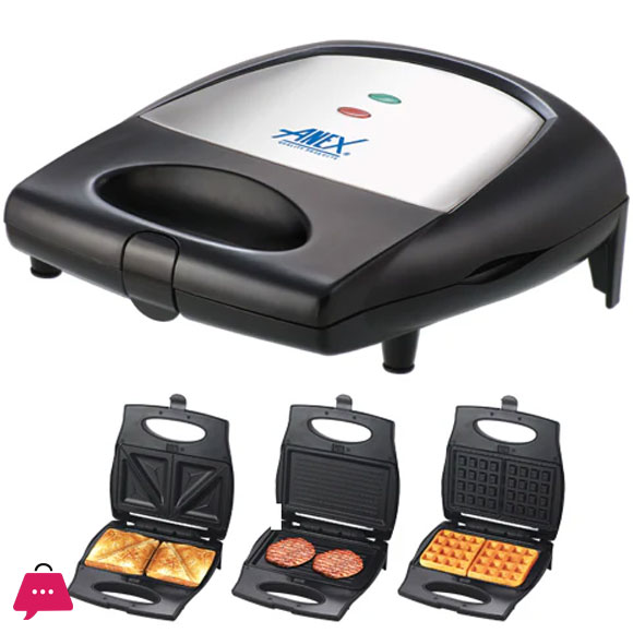 Anex AG-2138 Deluxe Sandwich Maker 750W