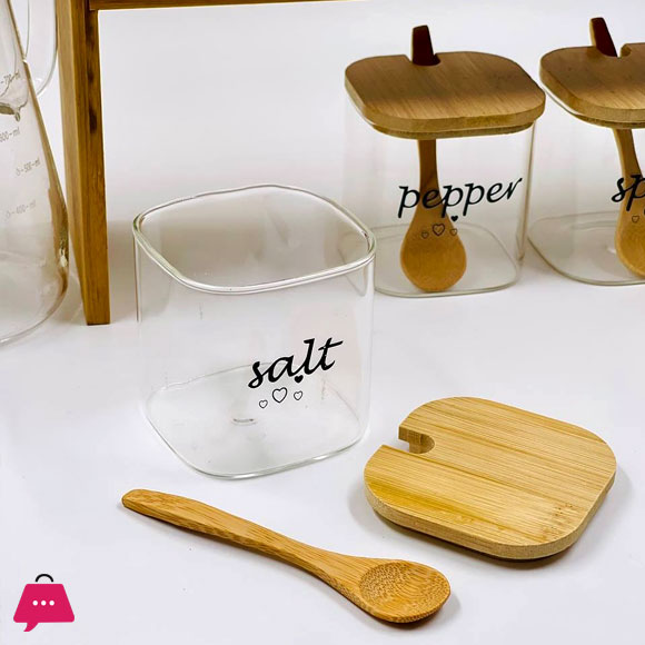 Bamboo Kitchen Spice Station