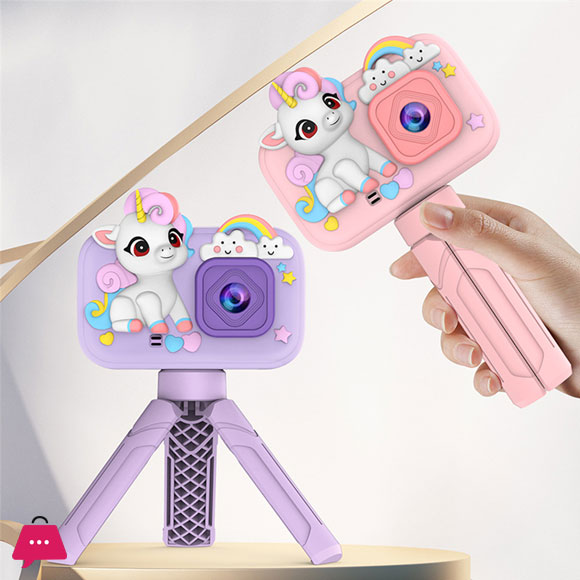 Childrens Camera Can Take Photos and Record Videos Mini Camera Birthday Gift Small SLR Polaroid Camera