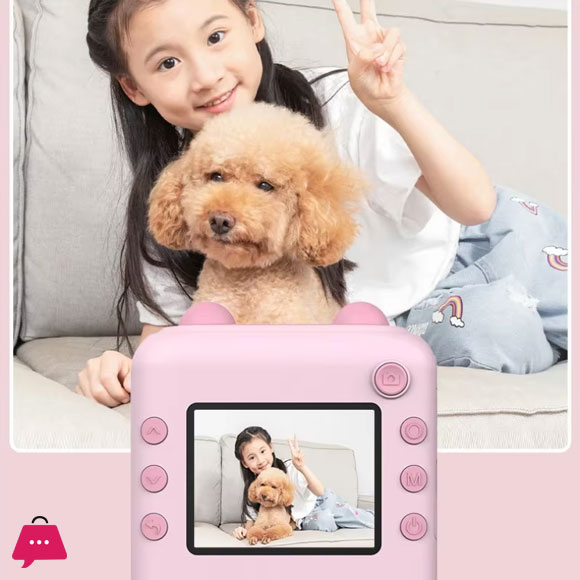 Childrens Camera Instant Shoot Photo print HD Digital Thermal Printer For Kids