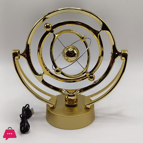 Desktop Model Rotating Magnetic Wobbler Celestial Body Orbit Ornament New Type of Earth Perpetual Motion Instrument