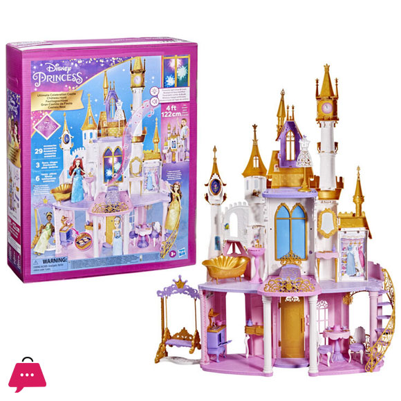 Disney Princesse Chateau Royal Maison De Poupees Avec Meubles Et Accessoires