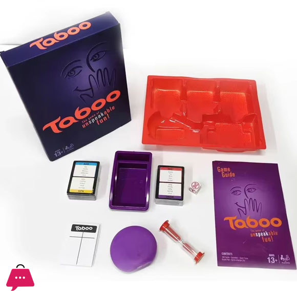 Exciting Party Game Taboo - Fun Word Guessing Board Game for Adults & Family