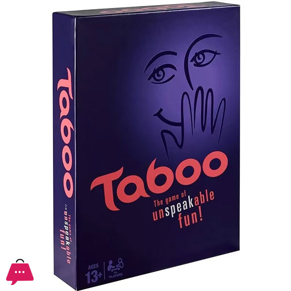 Exciting Party Game Taboo - Fun Word Guessing Board Game for Adults & Family