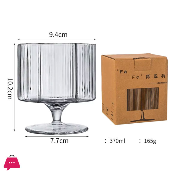 Flower Shape Glass Set Home Table Decor Creative Drinkware Glassware Set of 6