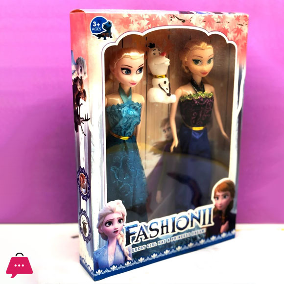 Frozen Dolls 2 Characters set Anna and Elsa.