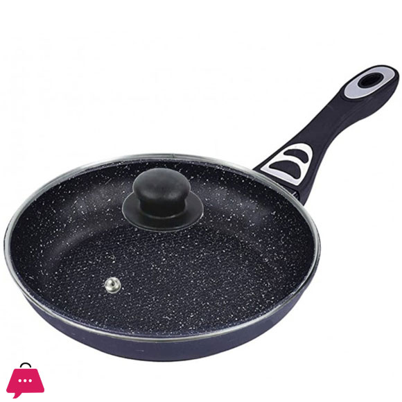 Frypan Olina Granite Glass Lid 28 CM