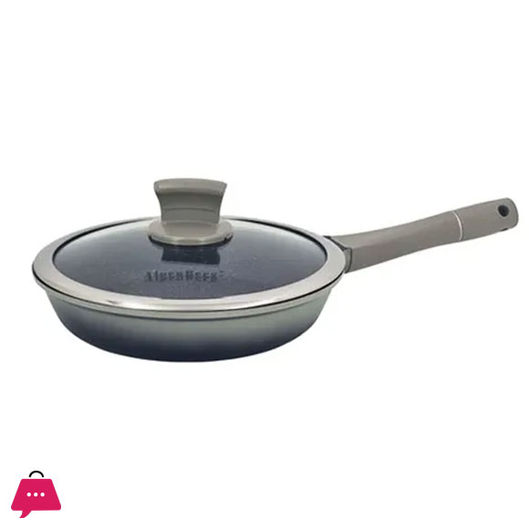GV358 20cm Frypan Glass-L Black-Gray