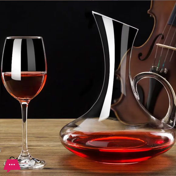 Handmade Crystal Glasses Decanter Jug