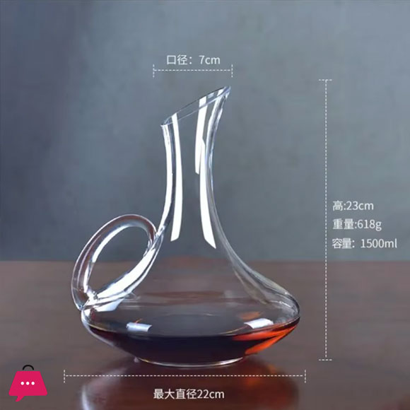Handmade Crystal Glasses Decanter Jug