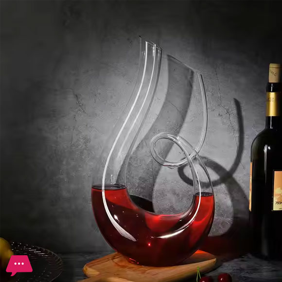 Handmade Crystal Wine & Beverage Decanter Dining Room 1500ml