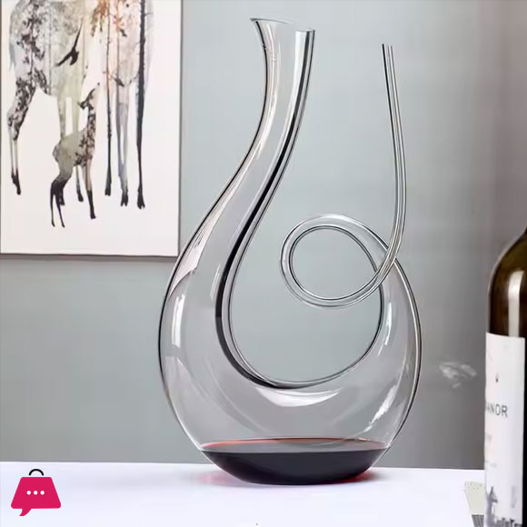 Handmade Crystal Wine & Beverage Decanter Dining Room 1500ml