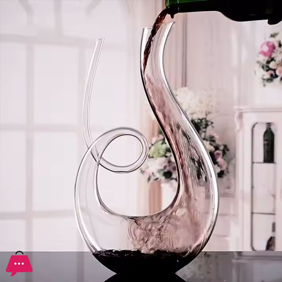 Handmade Crystal Wine & Beverage Decanter Dining Room 1500ml