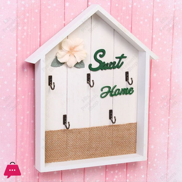 House-Shaped key Holder for the Wall Sweet Home