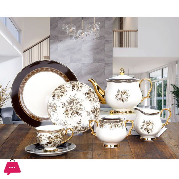 JOHANSON BROS Bone China Tea Set 24 Pcs