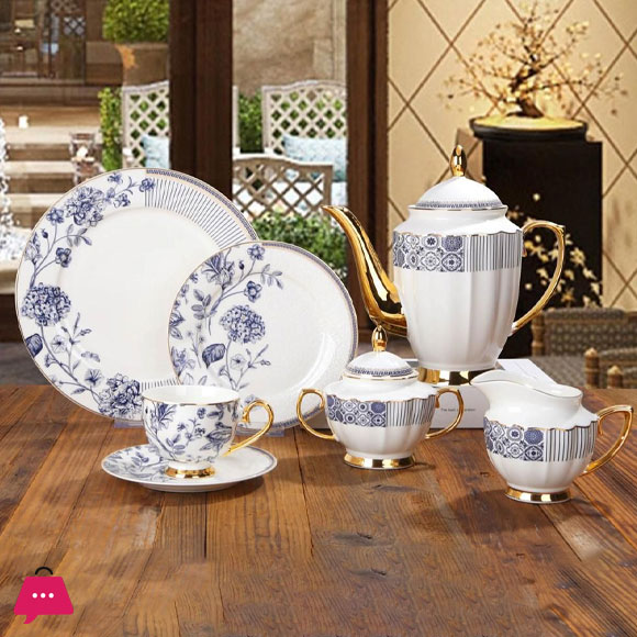 JOHANSON BROS Bone China Tea Set 24 Pcs