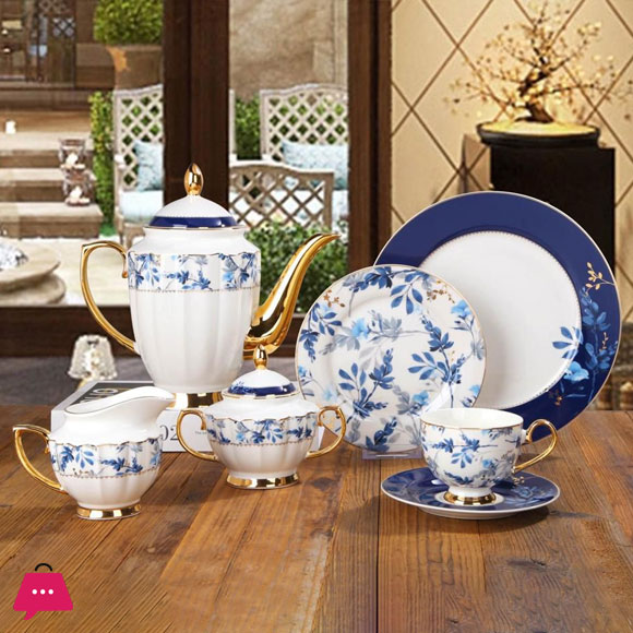 JOHANSON BROS Bone China Tea Set 24 Pcs
