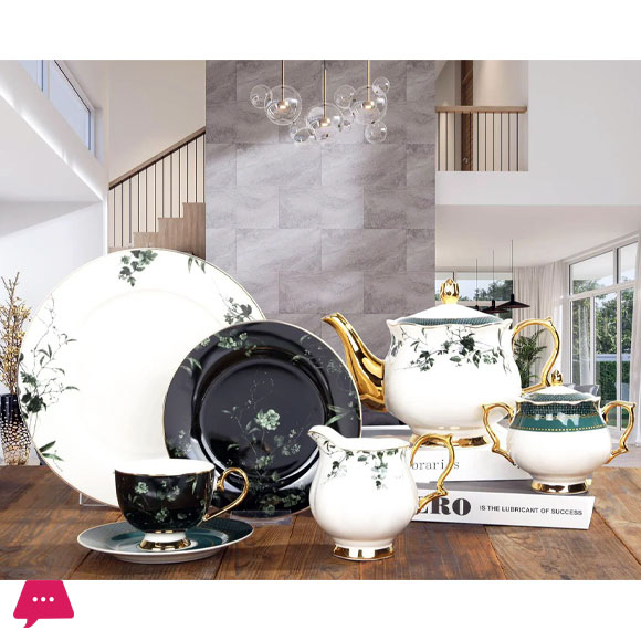 JOHANSON BROS Bone China Tea Set 24 Pcs