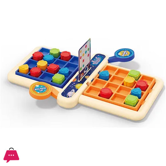 Kids Board Game: 2 Players - Winner Makes Board Fall