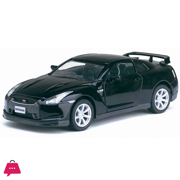 Kinsmart Model 2009 Nissan GT-R R35 Black