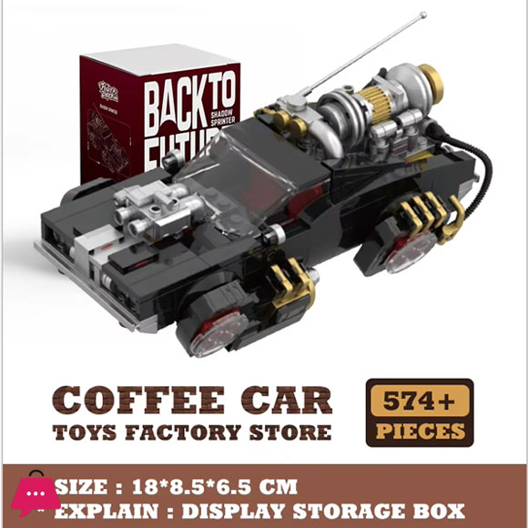 NEW High-tech Future Cars Building Blocks Model Science Fiction Vehicle Bricks 2 In 1 Racing Children Toys Adult Kids Gifts