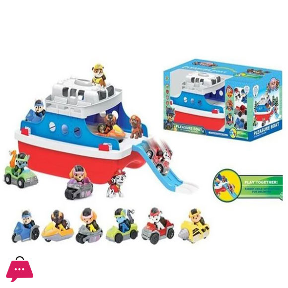 PAW PETROL Watchdogs Boat Model Toy with Figure Code 553-173A