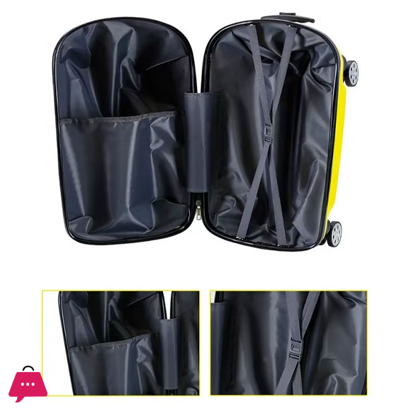 Ride-on Luggage Twist Car Trolley Bag 3-15 Years Kids