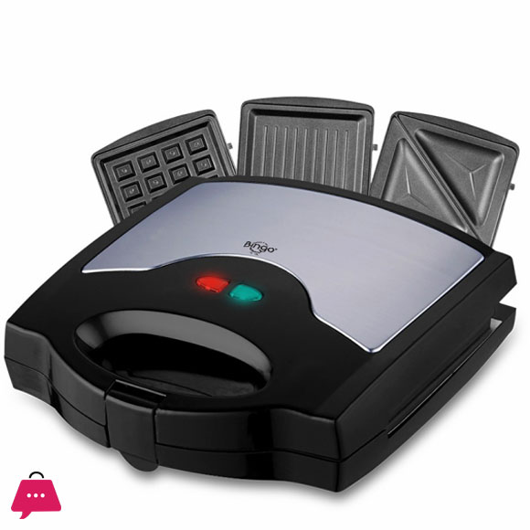 Sandwich Maker 3in1 with Waffle & Grill