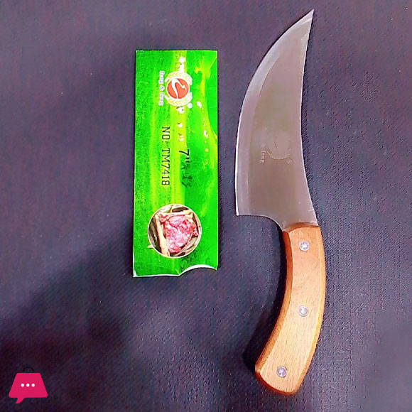 Stainless Steel Meat Knife Woden Handle