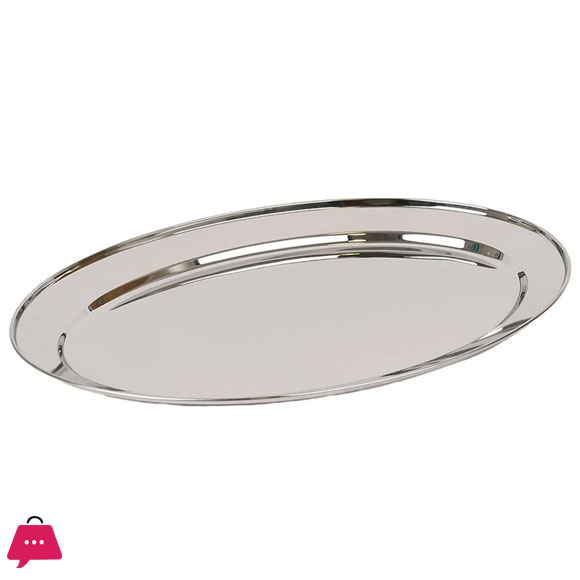 Stainless Steel Serving Platter 35 CM