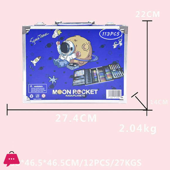 Stationery Briefcase 133 PCS