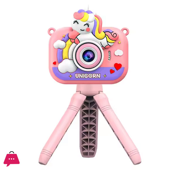 Unicorn Y6 HD Dual-camera Camera with Stand Dual-lens Shooting Camera Childrens Toy Painting
