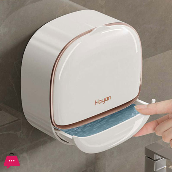 Waterproof Soap Dish Compact Waterproof Flip-Top Drainage Box