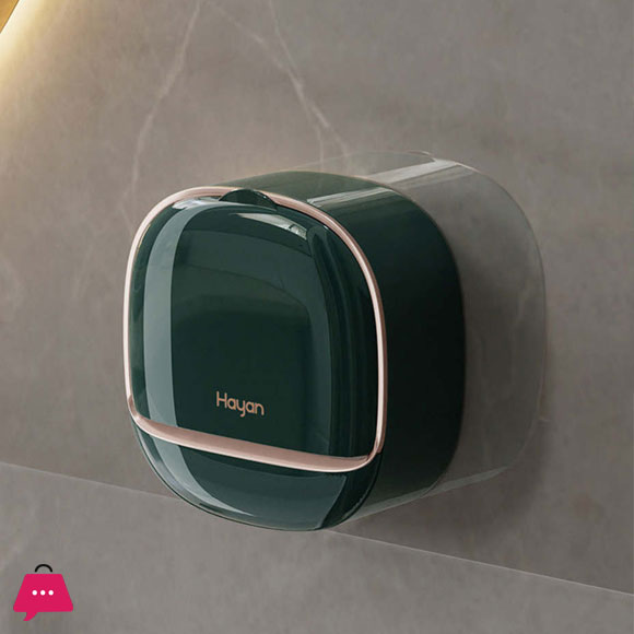 Waterproof Soap Dish Compact Waterproof Flip-Top Drainage Box