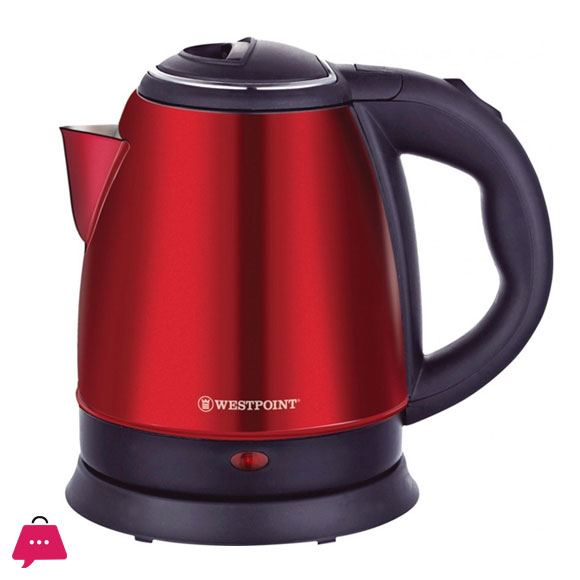 Westpoint Cordless Kettle Stainless Steel Body 1 Liter WF-410