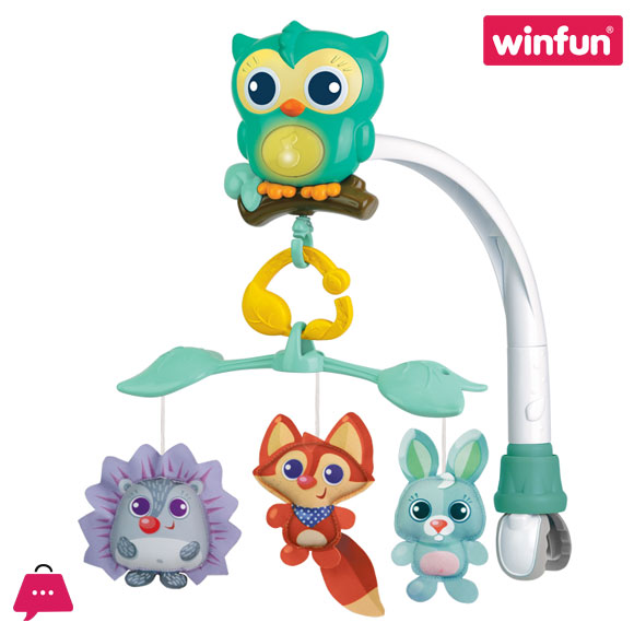 Winfun 3-in-1 Woodland Friends Soothing Mobile-720010